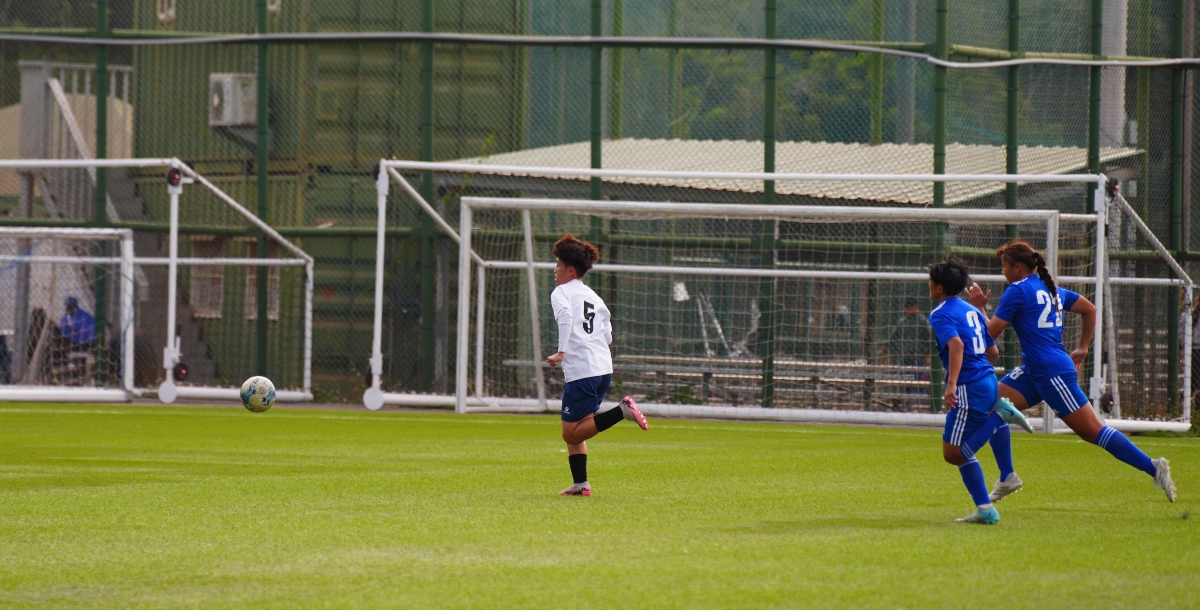 醒吾李君梅上半場多次突破防線並率先為球隊破門。攝／施浚璿