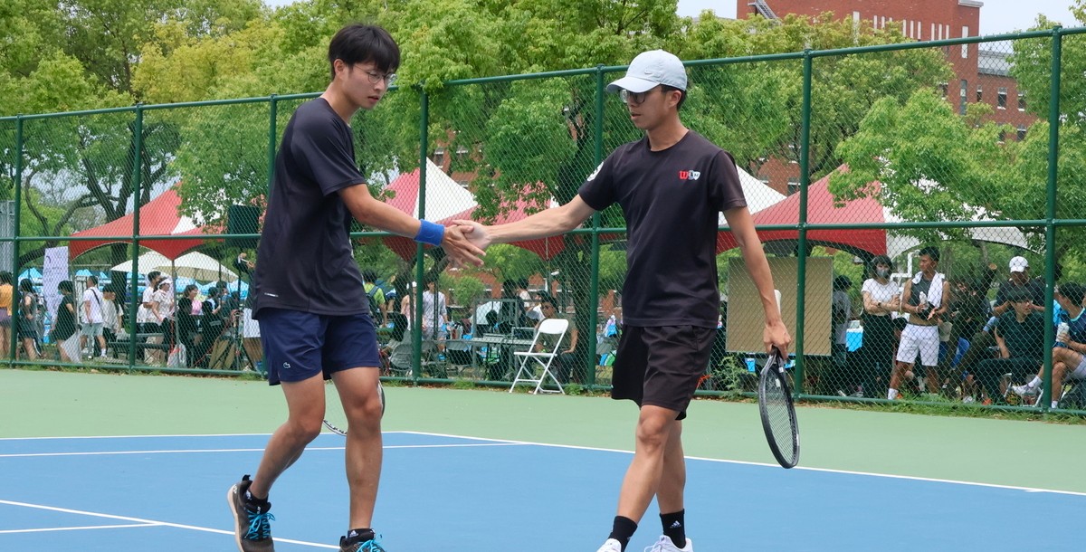 中科康甯傑/俞鏡沅以6:0拿下第四點。攝/陳冠頡