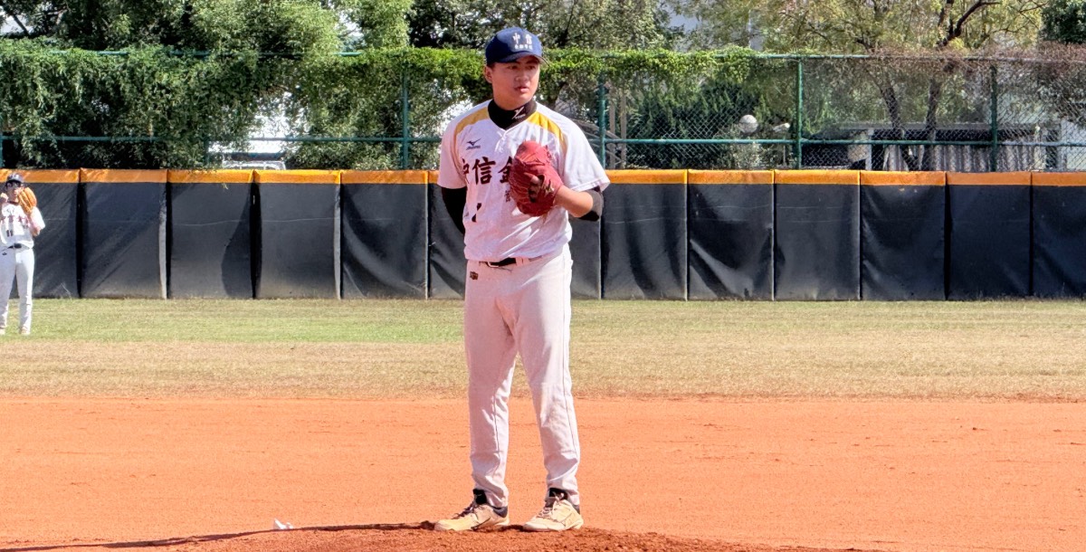 隊長梁育誠先發四局好投。攝/王詠盛