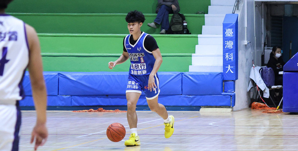 臺科林展丞多次抄截快攻得手，攻下17分。攝/周依柔