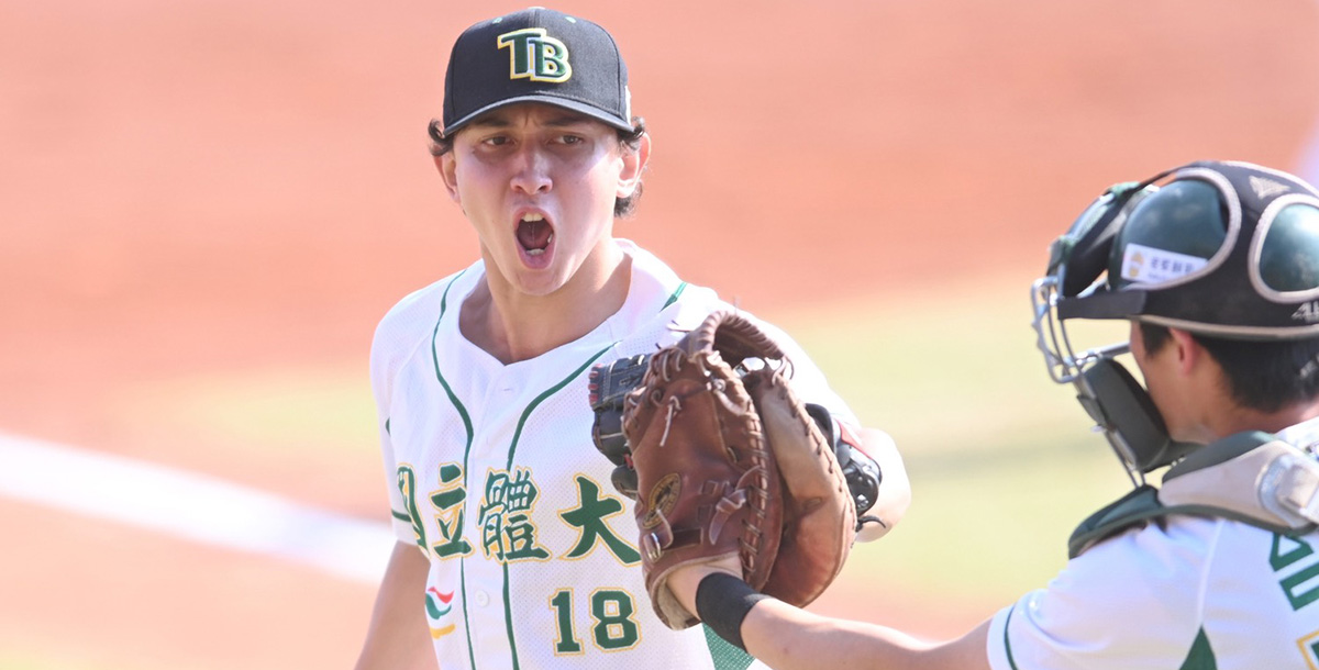 國立體大雷皓博完投勝。攝/大會