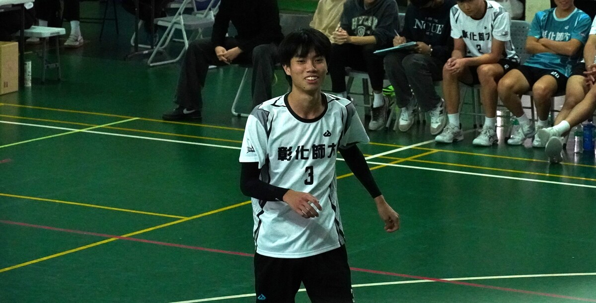 彰師大今日得分主力林肯立。攝／葉怡昕