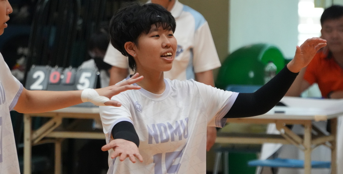 國防醫隊長林巧竺能串聯球隊攻勢,也能自己創造得分機會。攝/游之睿