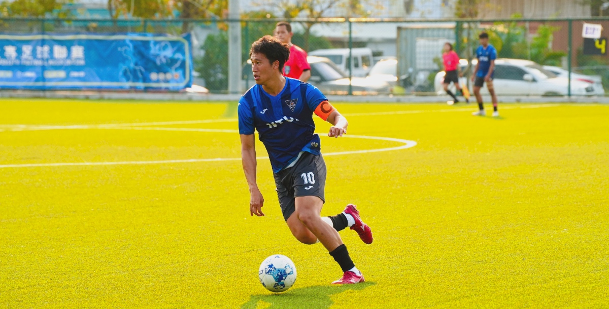 國北教隊長章哲揚最後一年帶隊取勝。攝/施浚璿