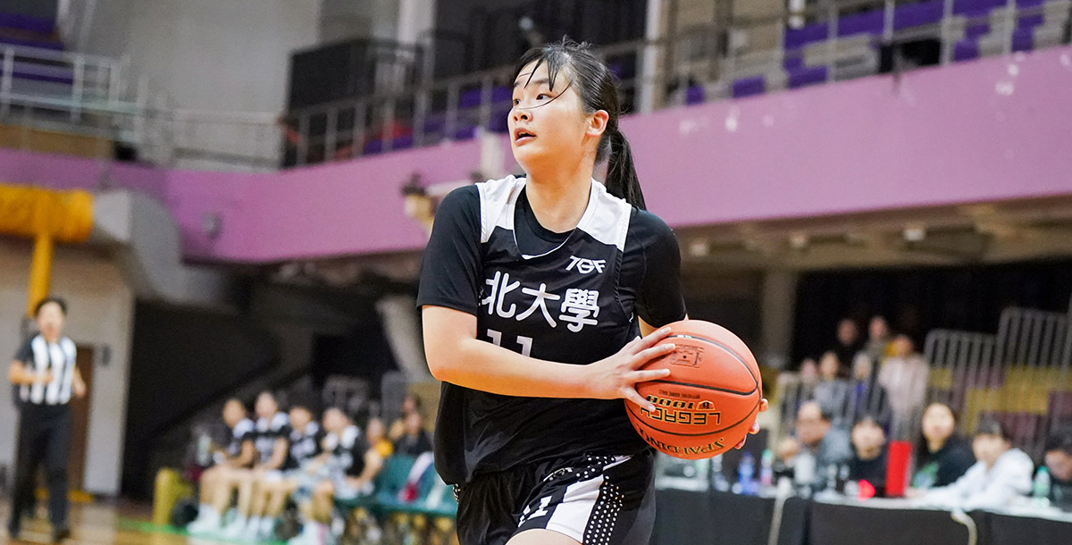 臺北大學鍾欣旂傳出5次助攻。攝/大專體總