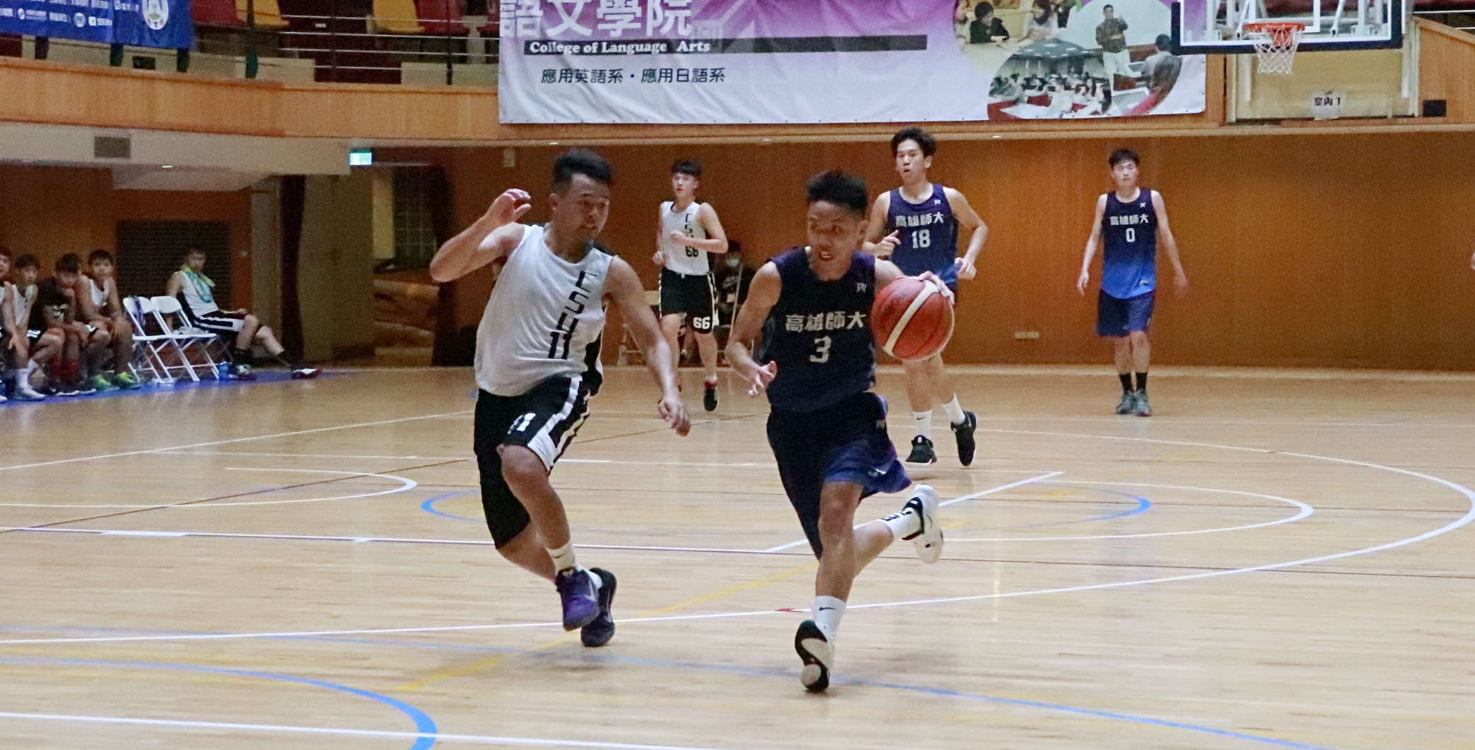 高師大謝安朋獨得20分，為本場獲勝關鍵人物之一。攝/張旖芝