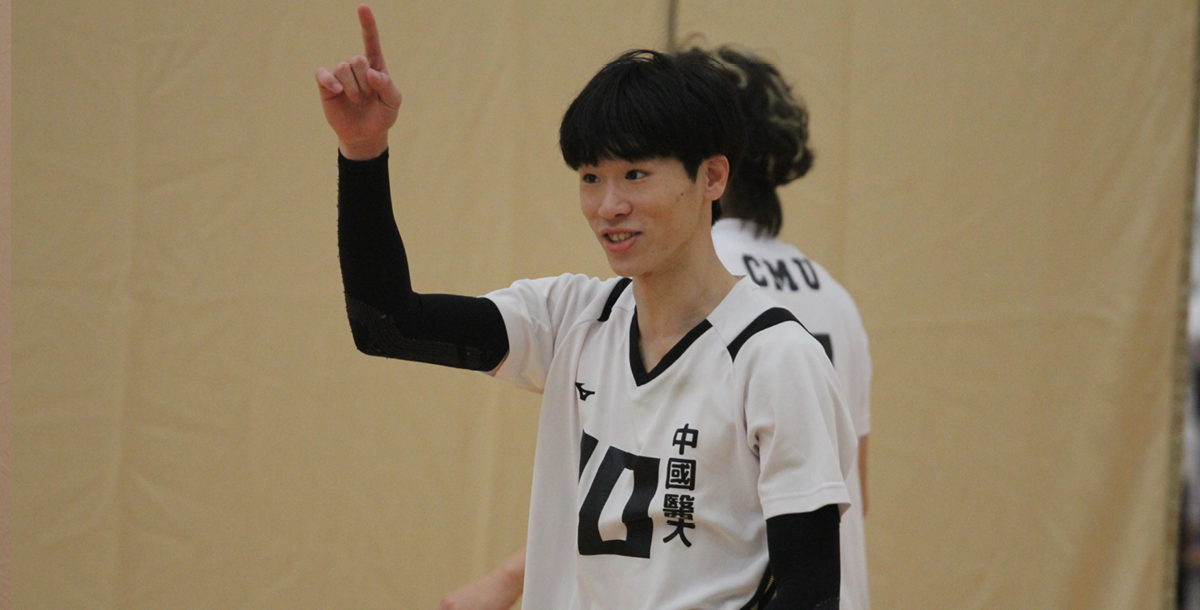 中國醫主力攻擊手吳睿杰。攝/陳葦澤