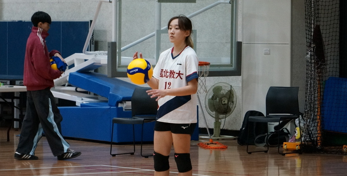 國北教隊長陳姵妤串聯球隊攻勢。攝/陳致昕