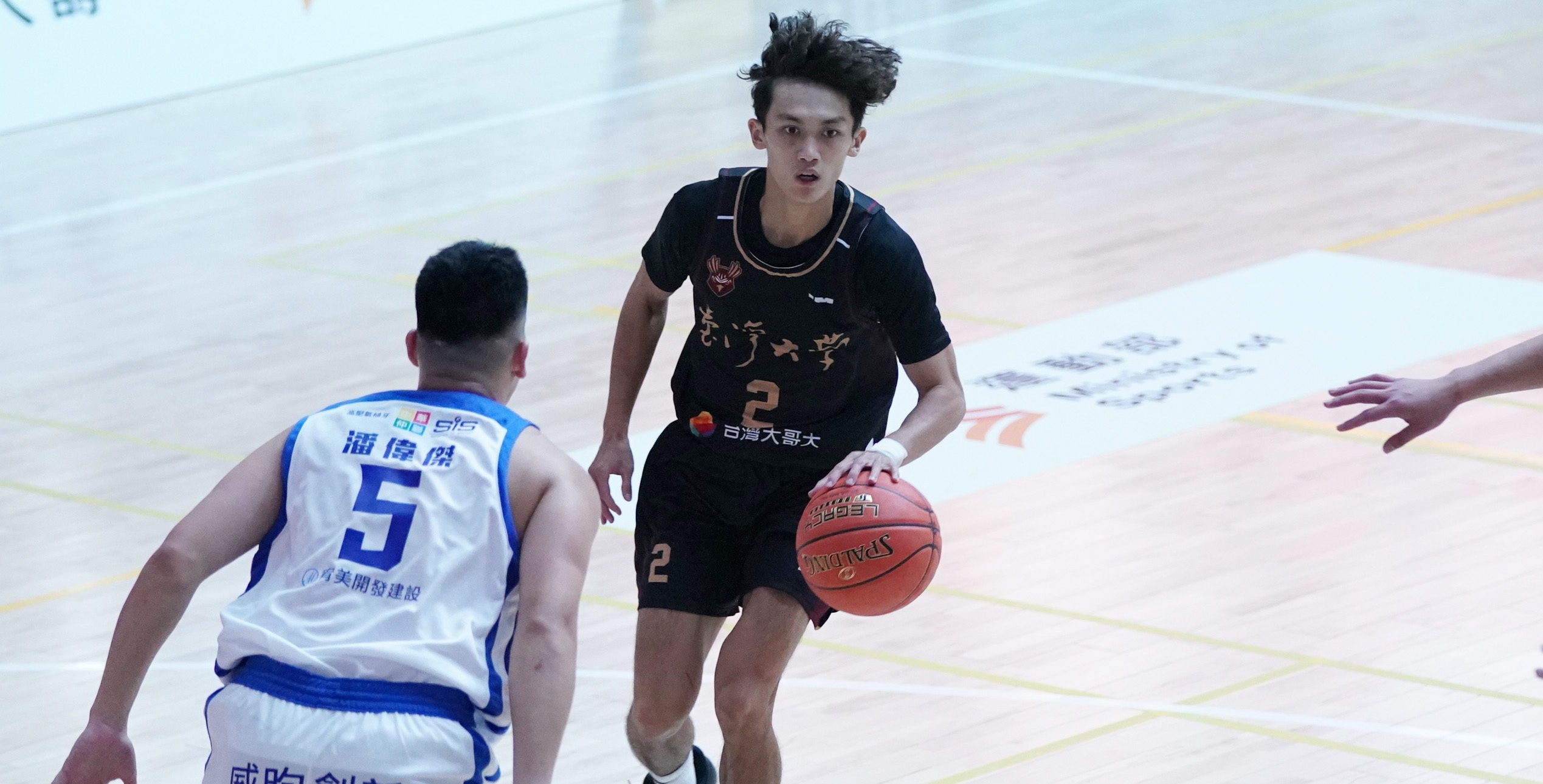 臺灣大學陳柏亦全隊最高19分。攝/大專體總