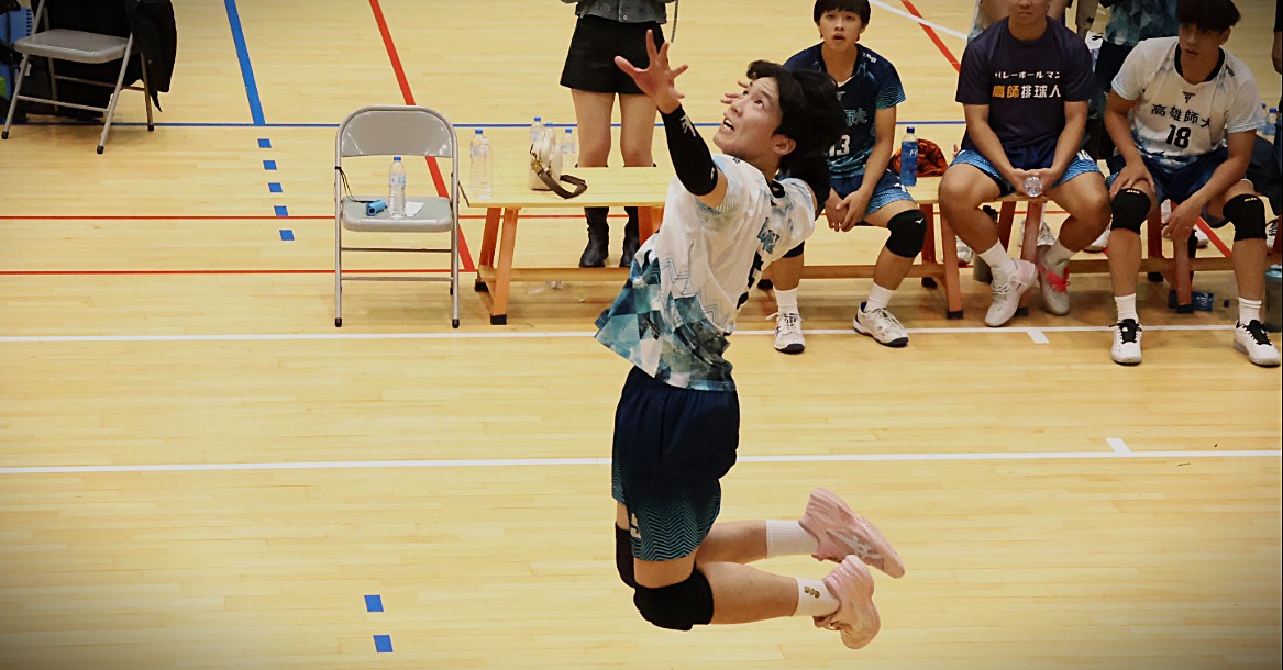 高師大隊長曾伯遠穩定輸出,縮短分差。攝/陳奕軒