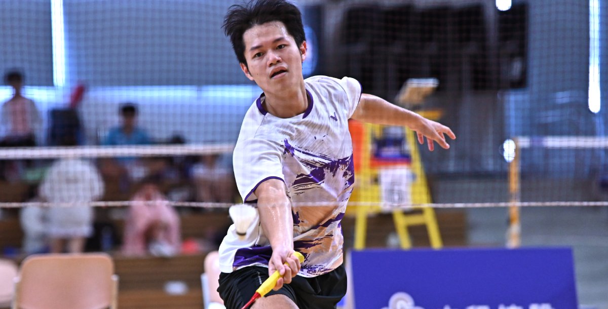 國體陳文宜本站男單稱王逆勢取得總積分第一。攝/大會