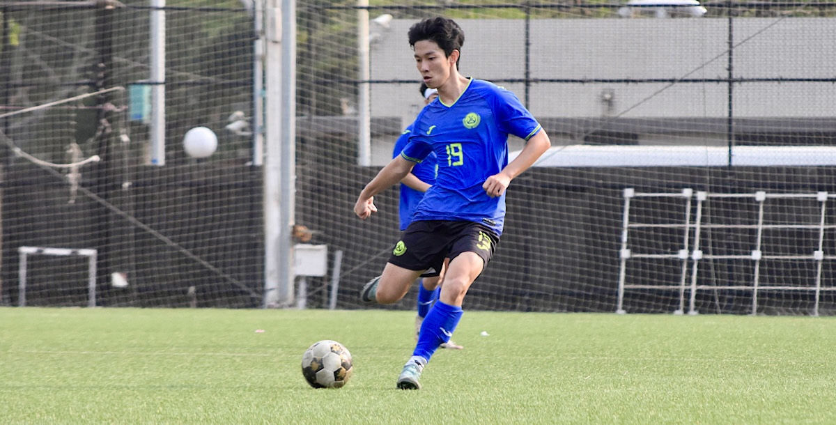 海大沈羿鋒大二才加入球隊，雖自認實力並沒有那麼堅強，但對自己最終戰表現感到滿意。攝/SSU特派員