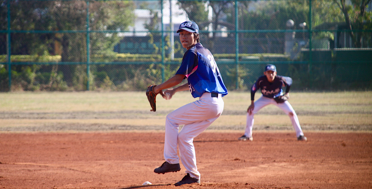 橫川慎之介主投四局僅被敲出一支安打。攝/林軒卉