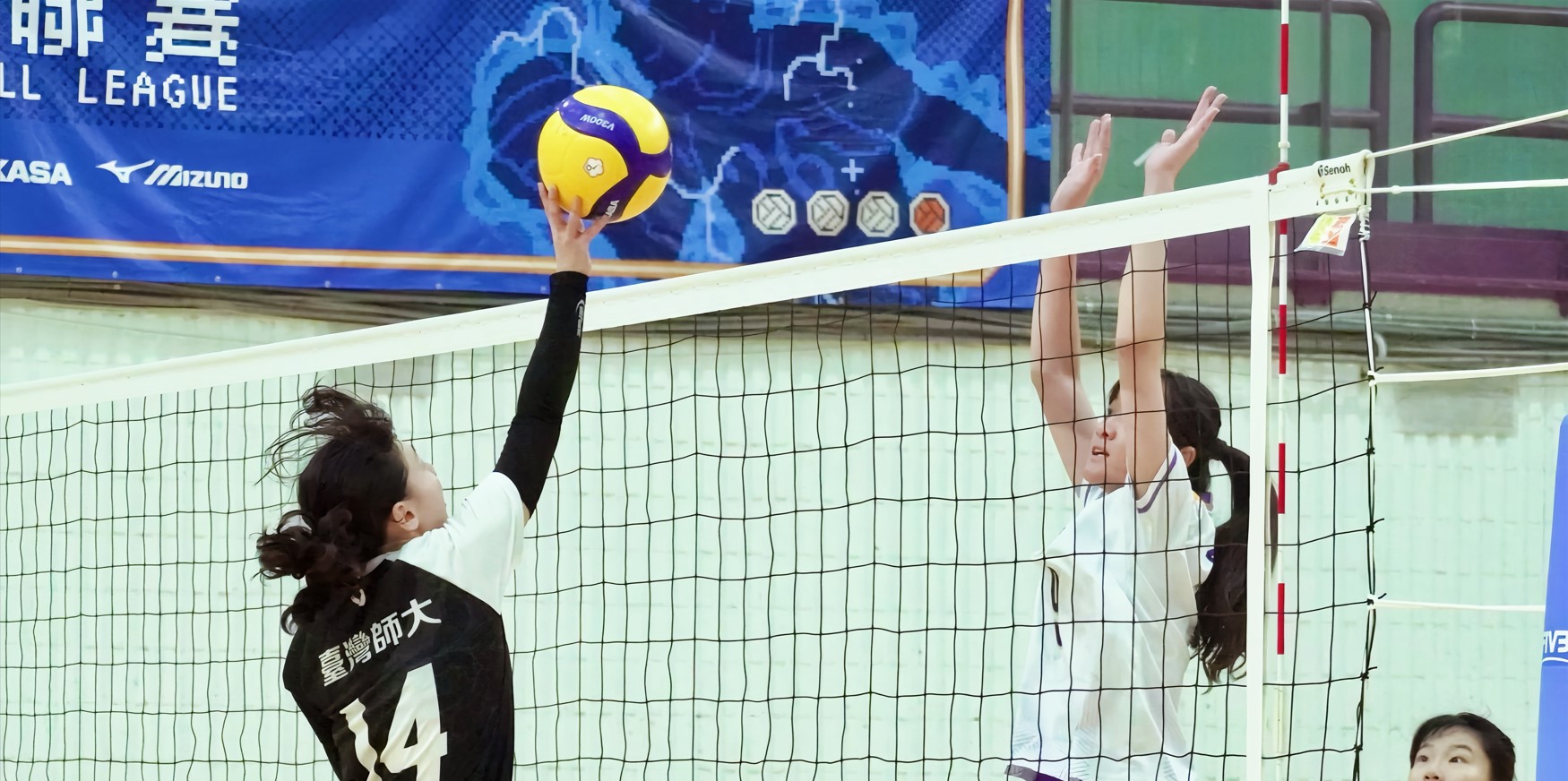 師大運用小球戰術成功壓制對手。攝/巫騏安