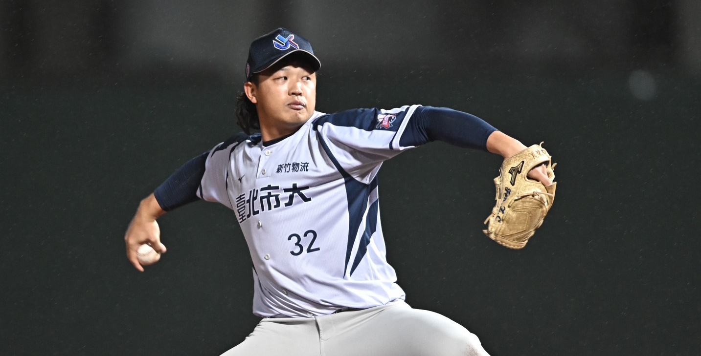 臺北市大范振宸後援上場5局7K，拿下勝投也助球隊挺進冠軍戰。攝/大會