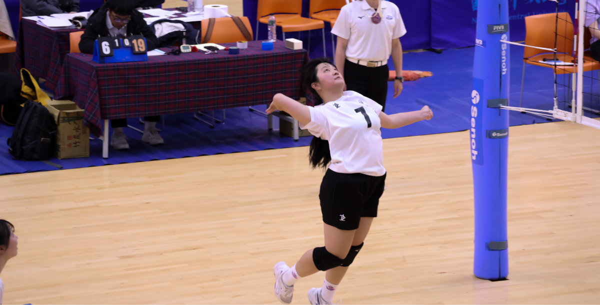 海大李亭葳即便比分落後,仍持續為團隊貢獻火力。攝/陳奕軒