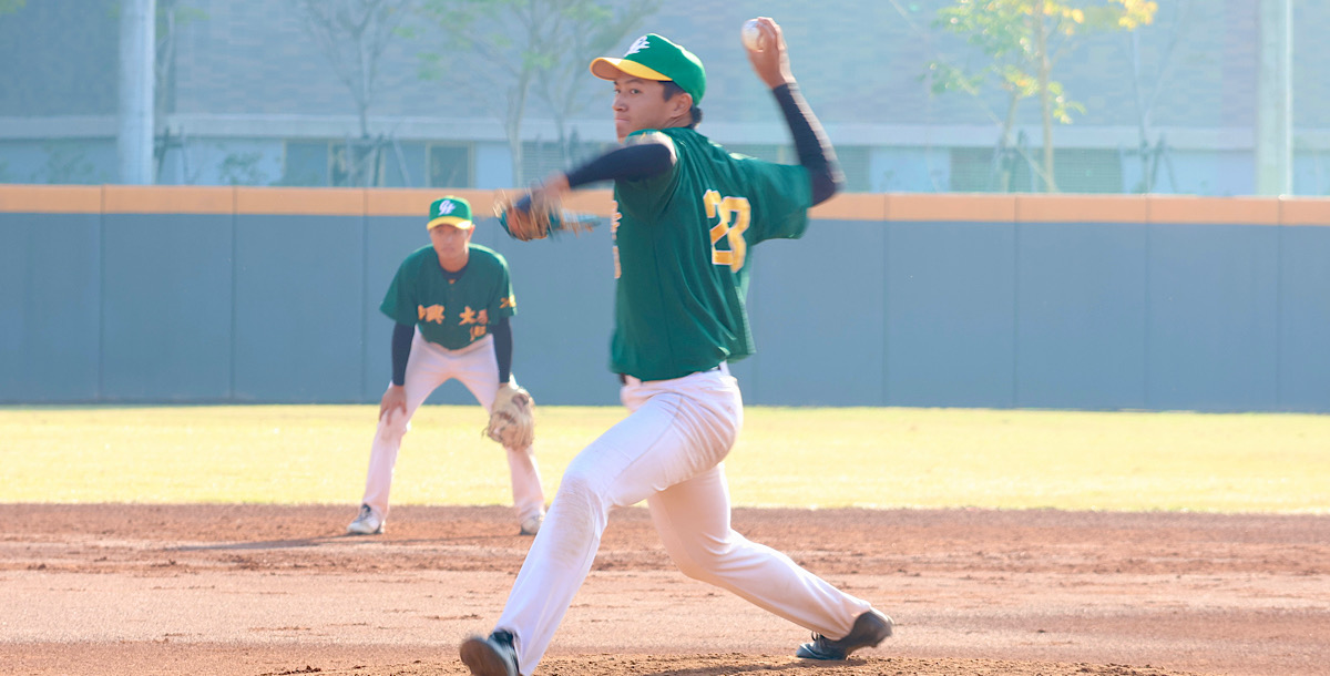 興大發投手廖訓弘3局無失分。