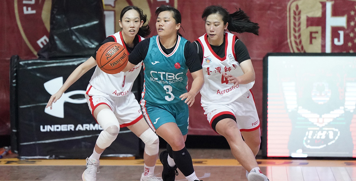 中信陳妤薰（中）21分，外帶5助攻4、抄截。攝/大專體總