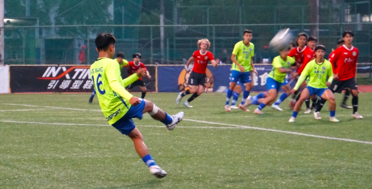 屏大汪柏炘此戰率先破門,進攻表現精彩。攝/廖心瑀