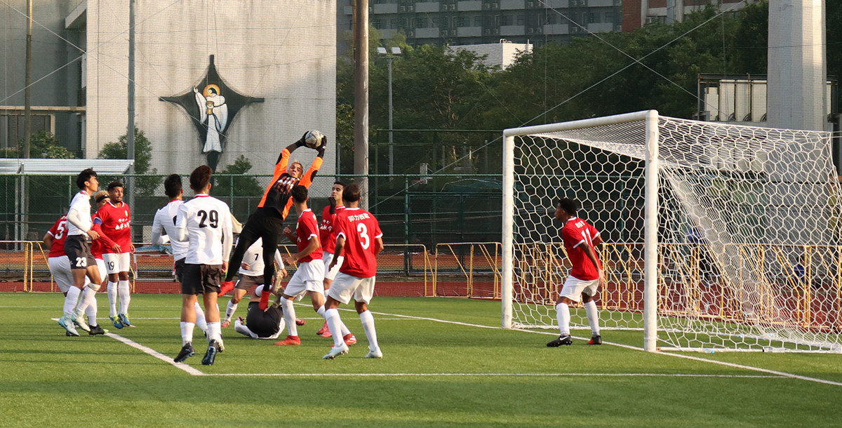 北市大突破南華大學堅固防守，1:0奪下首勝。攝/蔡承芳