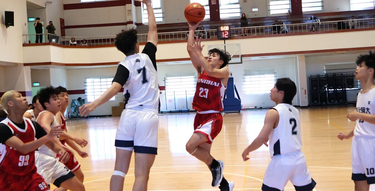 東海黃敏威攻下28分全場最高。攝/陳冠頡