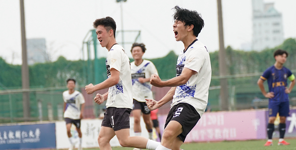 中興後衛沈中鉉（2）下半場替補上陣貢獻兩進球一助攻。攝/大專體總