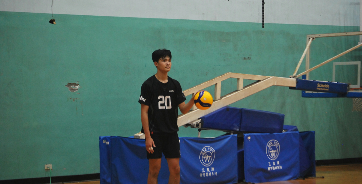 成大大二蔡仲恩展強勁實力,為隊上得分要角。攝/吳妤宸