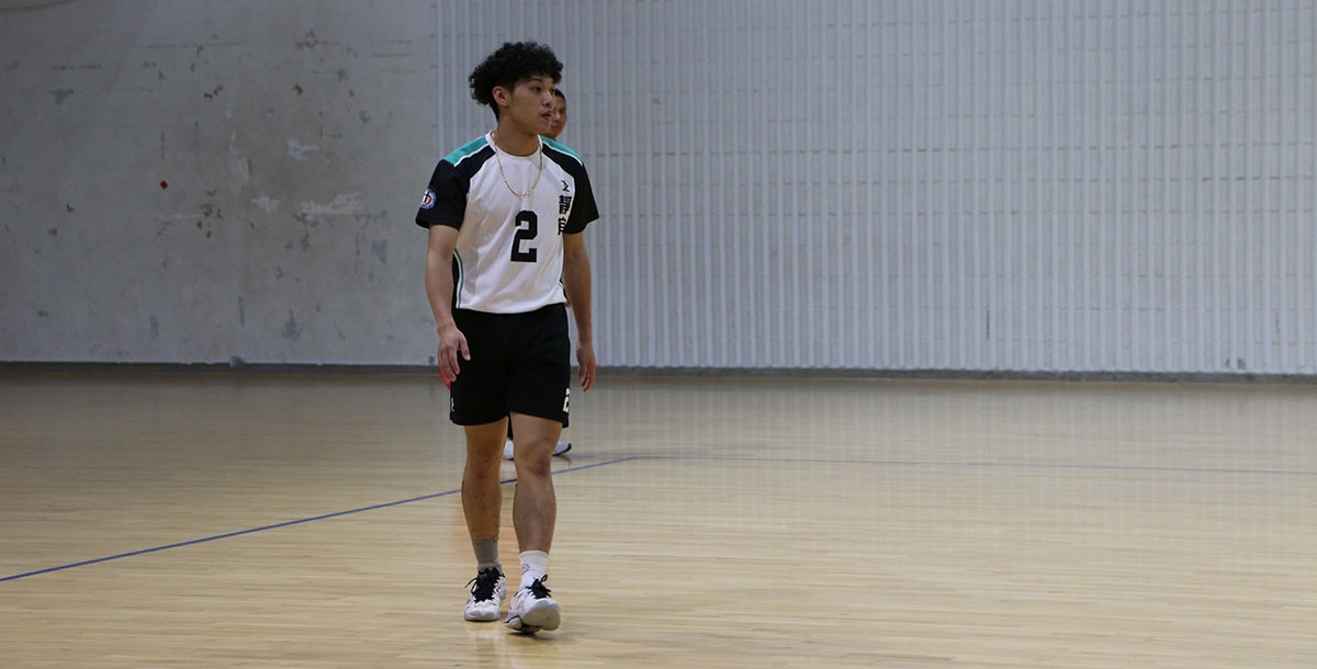 靜宜姚伯諺帶領球隊打出氣勢