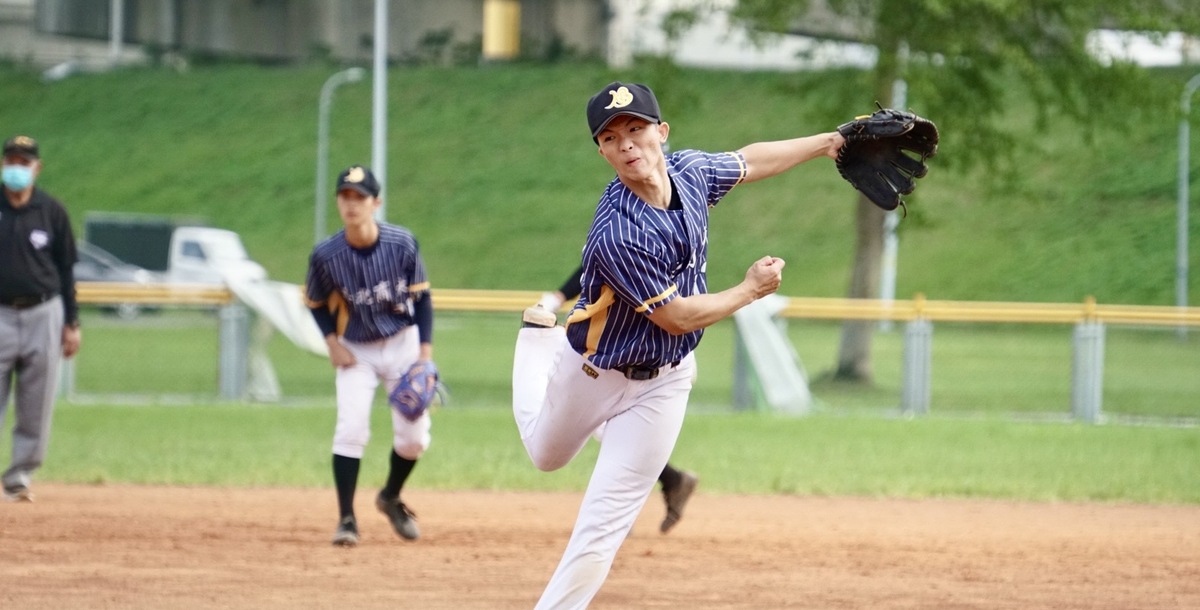 北商先發投手陳柏禎今日先發三局。攝/蔡佑涵