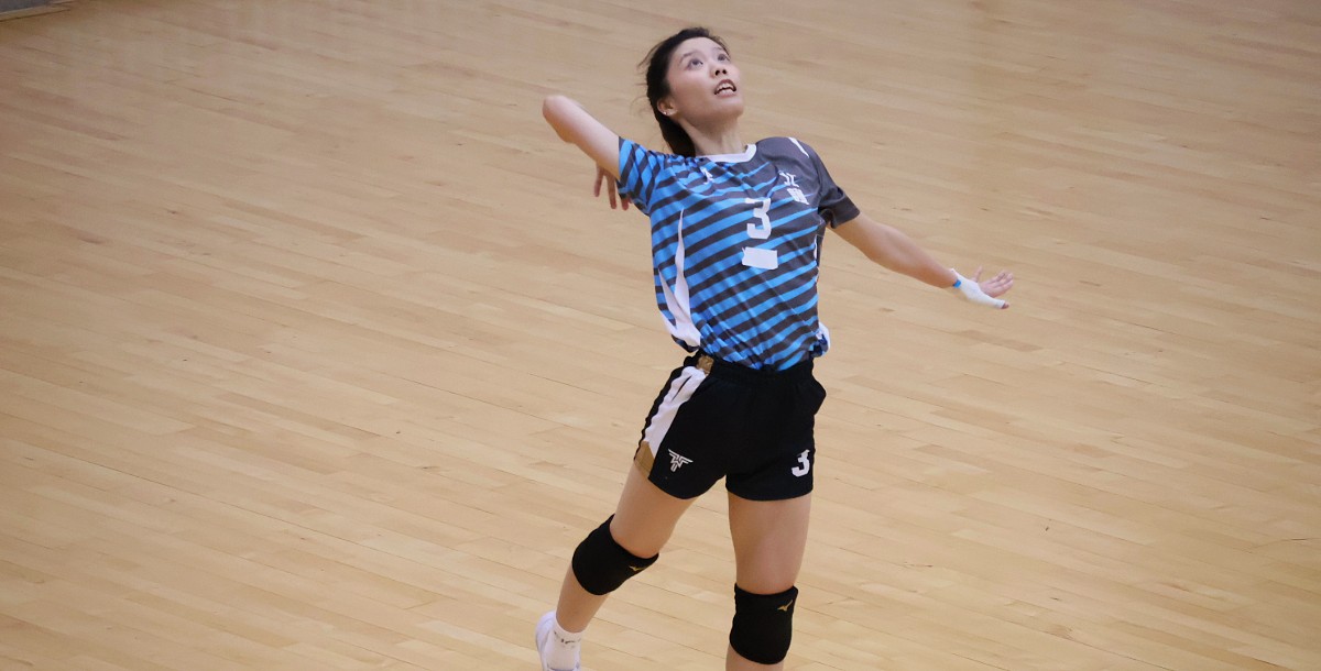 國北護隊長譚美玉積極進攻，展現拚戰精神。攝/陳奕軒