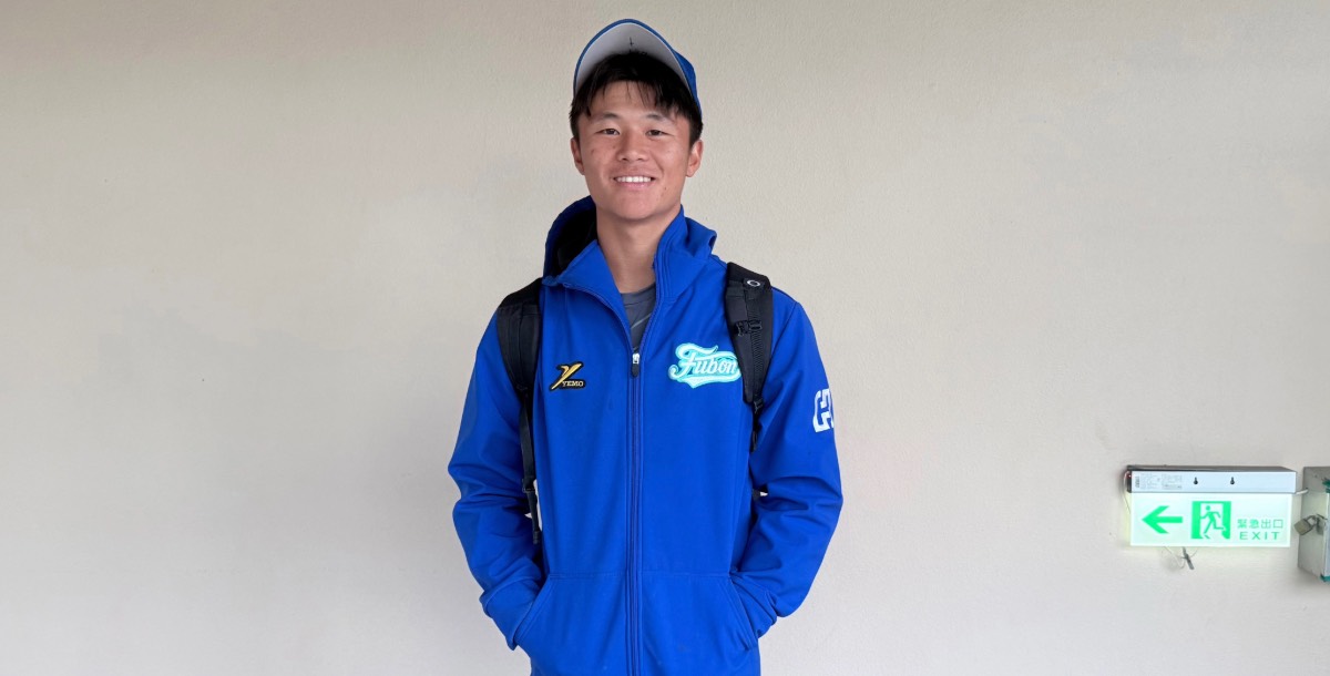 黃念譽希望精進自身傳球能力，期許自己下次能以捕手身份出賽。攝/王詠盛