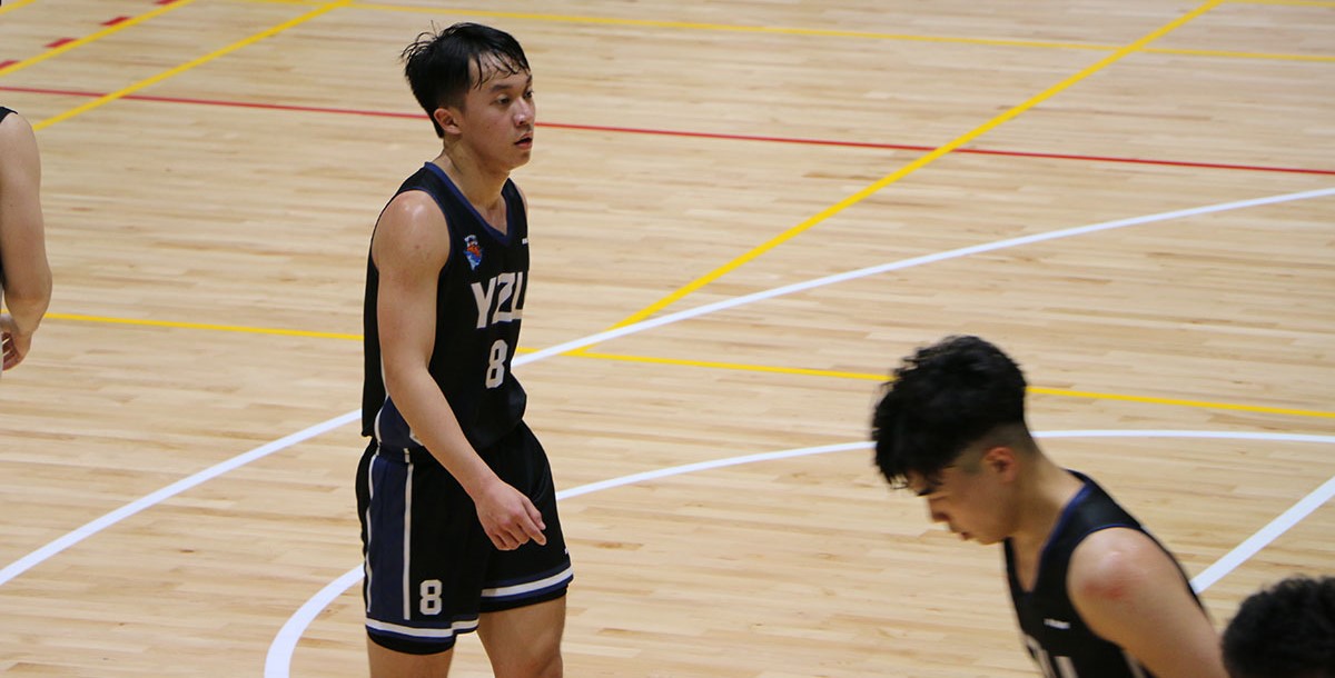 元智李翊安今日比賽飆出4顆三分球。攝/譚珺之