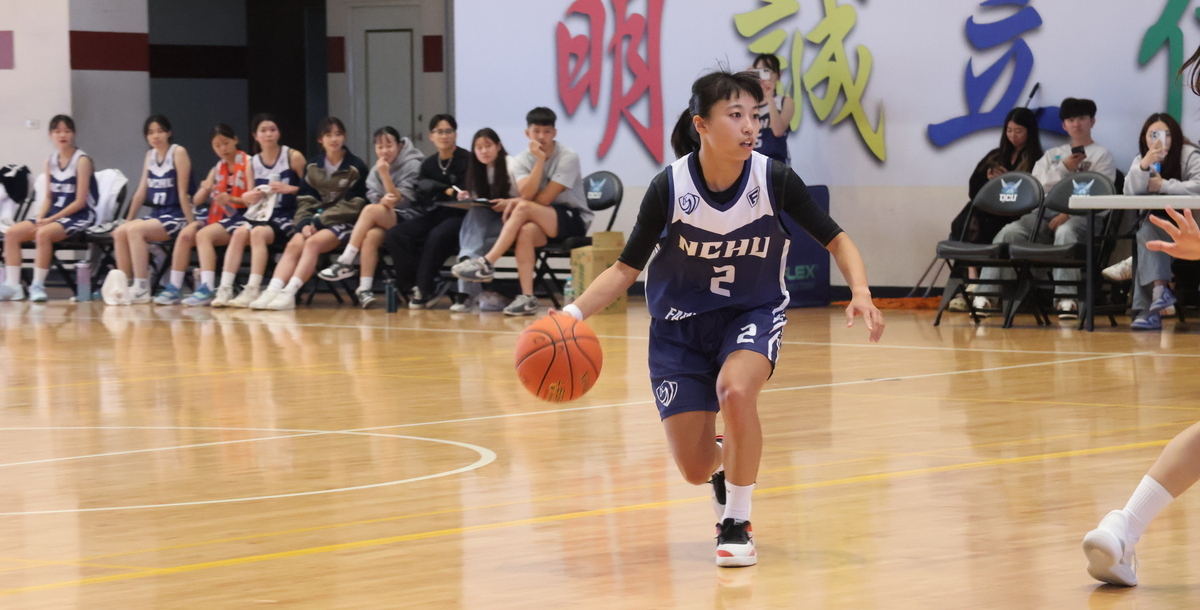 中興姚宣瑜延續對僑光「特別準」的特性，多次命中外線。攝/陳彥甄