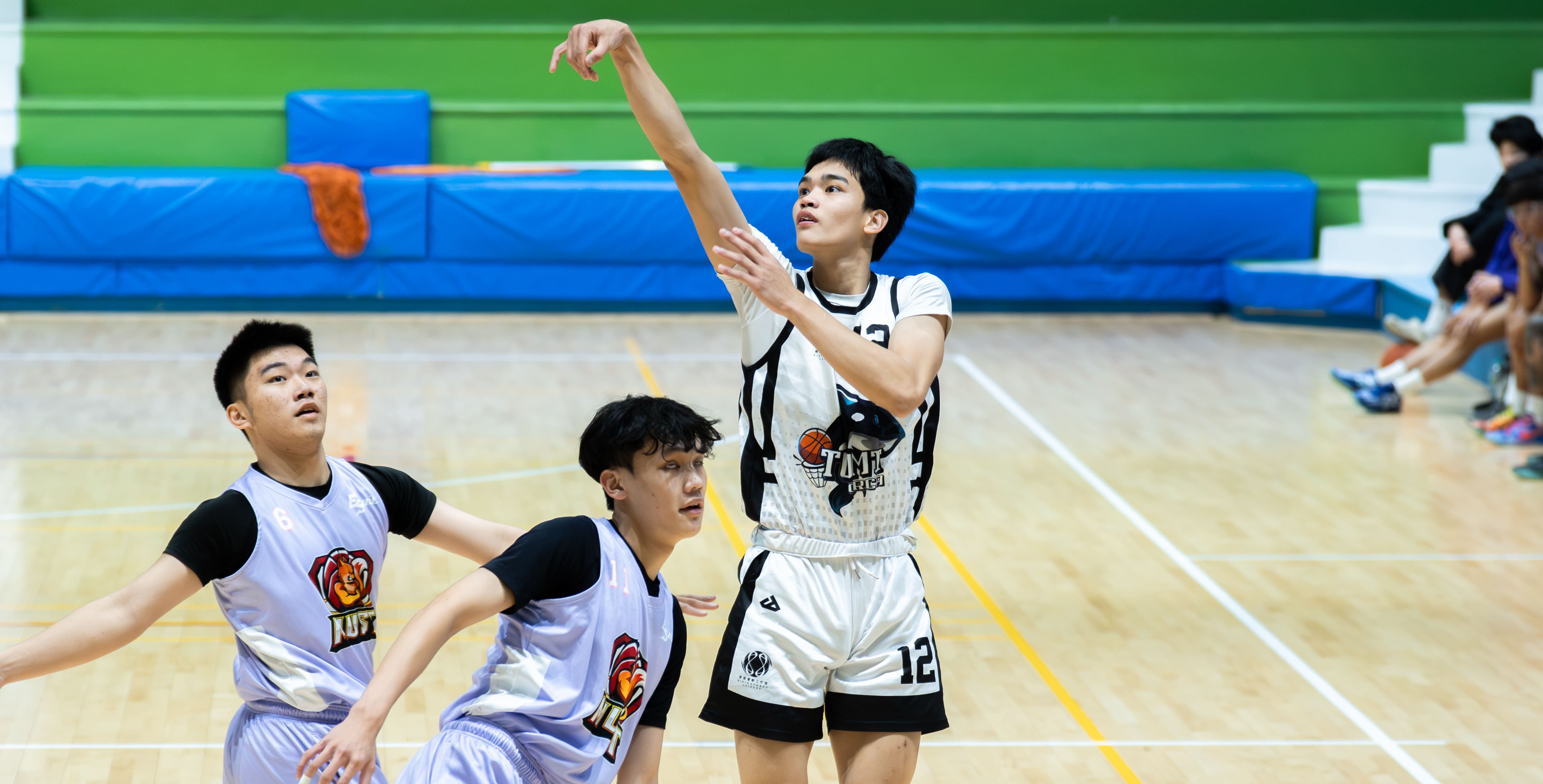 台北海大劉治瑜多次撕裂對手防線，今日繳出18分優異表現。攝/黃斯筠