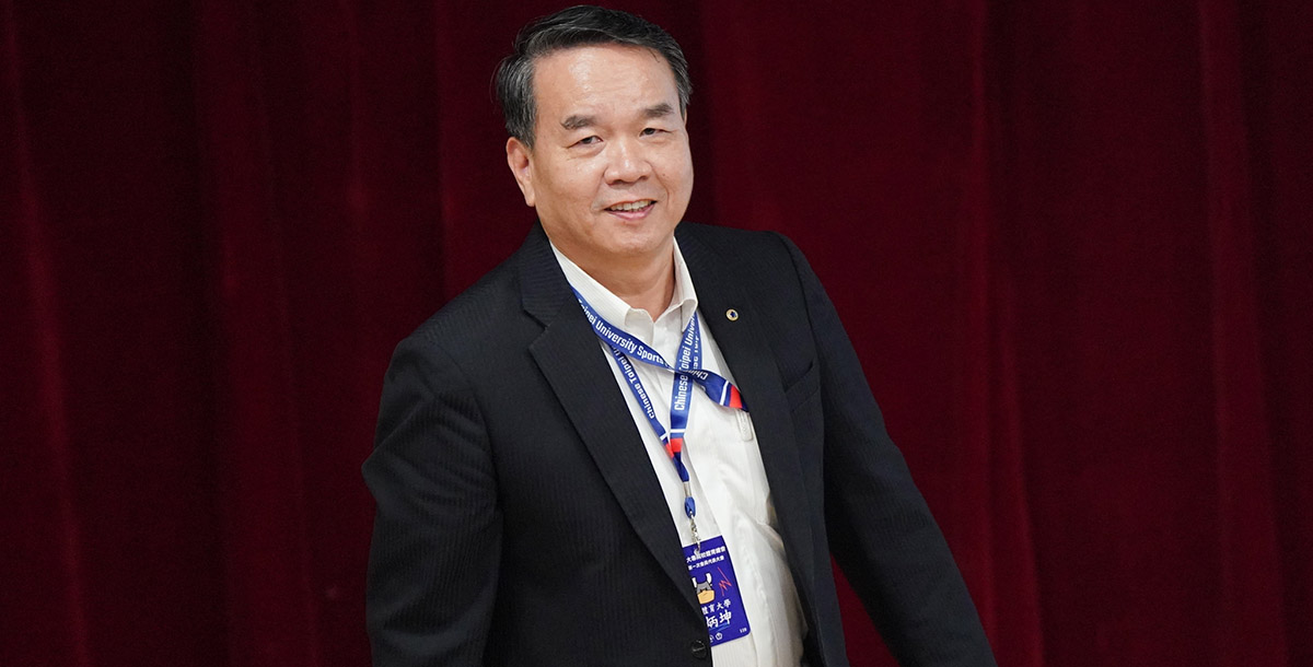 大專體總新任會長邱炳坤。攝/大專體總
