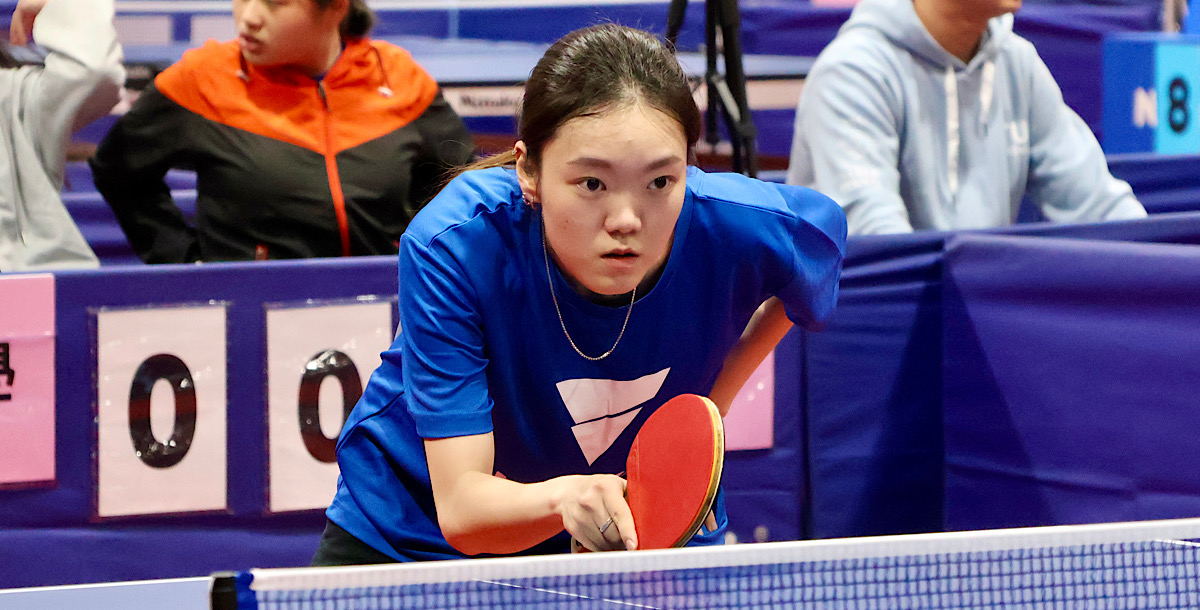 逢甲劉芷岑激戰五局，惜無法奪下第一點勝利。攝/陳品儒
