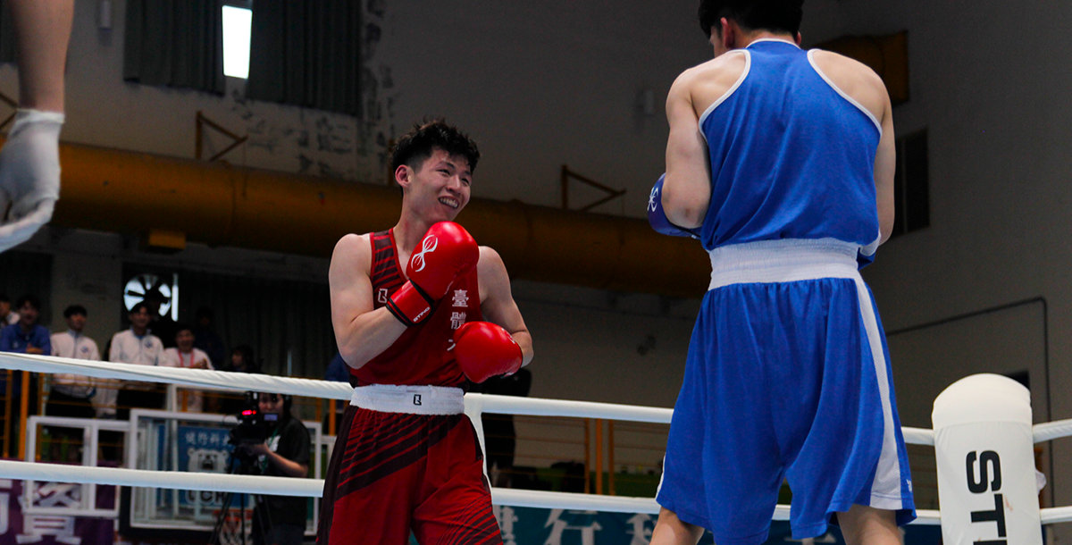 臺體林俊佑於115全大運決賽中交手文化李承威，最終3:2惜拜，僅收下銀牌。攝／SSU特派員