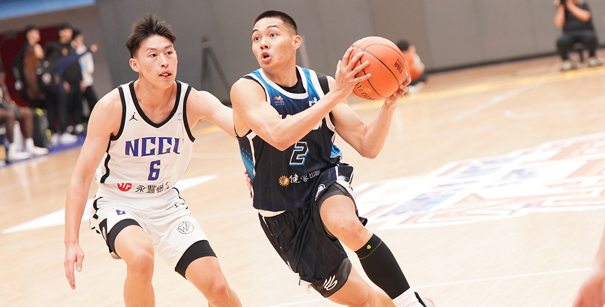 臺灣藝大王威翔拿下16分為全場最高。攝/大專體總