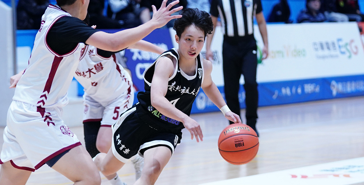 北市大學尹湘雲16分10籃板。攝/大專體總