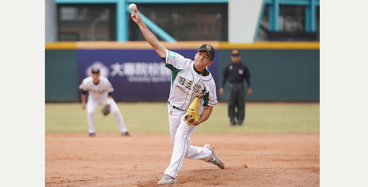 國立體大莊陳仲敖15K完投勝。攝/曾泓睿