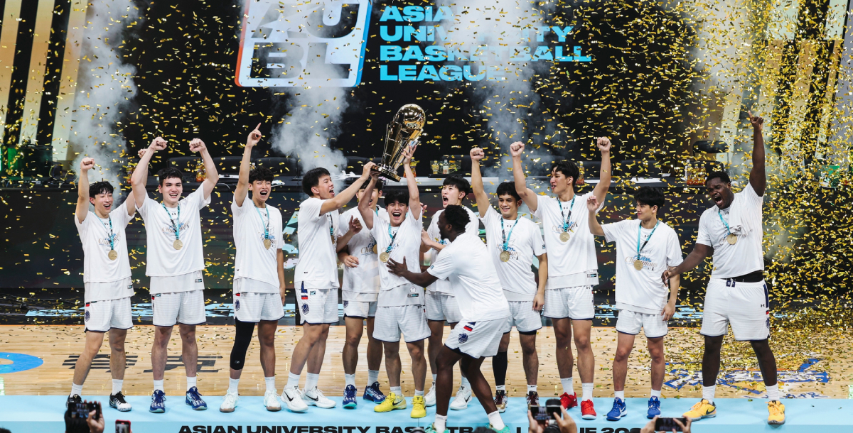 政大全勝奪首屆亞洲大學籃球聯賽冠軍。圖由AUBL提供