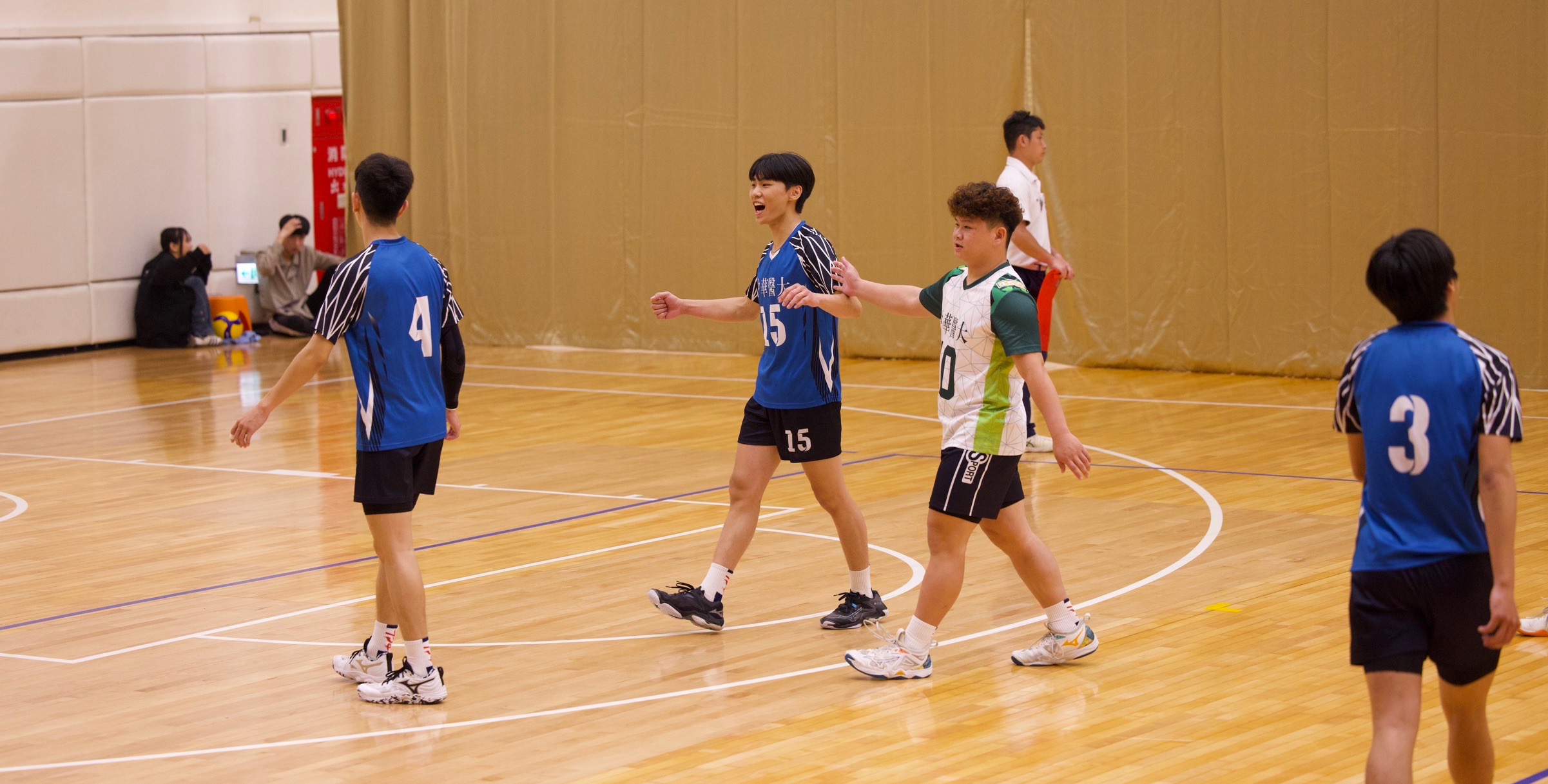 中華醫第四局25:21拿下本場比賽勝利。攝/江敏慈 (另開新視窗)