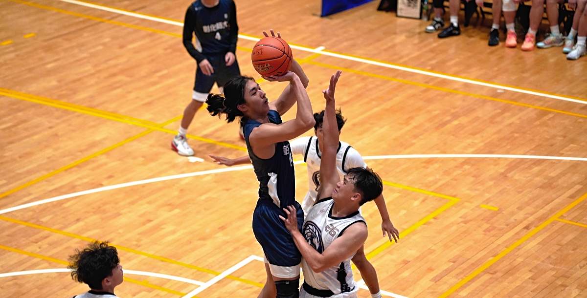 彰師隊長游家騫積極串聯團隊攻守節奏，帶隊拿下勝利。攝／施浚璿 (另開新視窗)