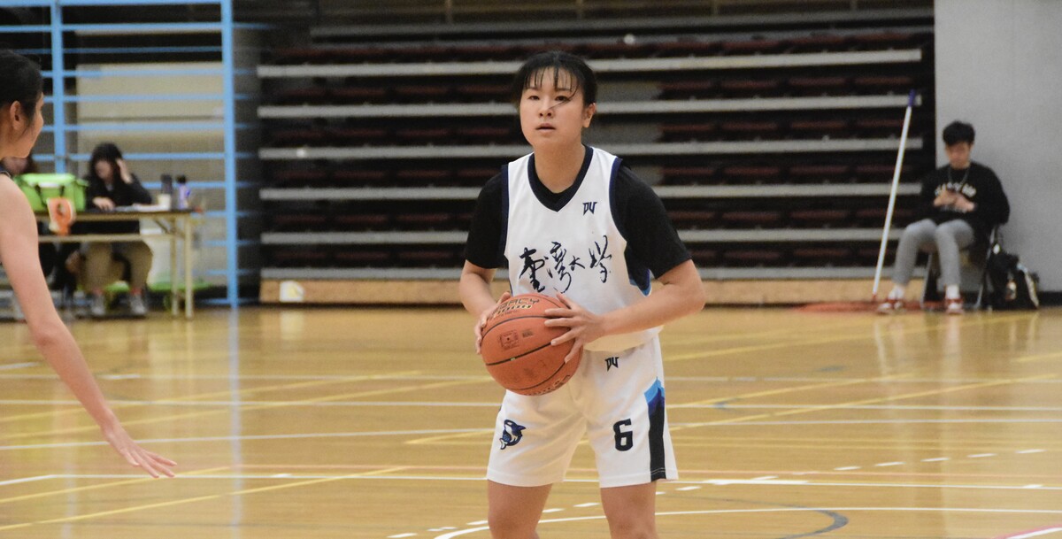 臺大陳芊宇攻下16分，連續多日有亮眼表現。攝/廖心瑀 (另開新視窗)