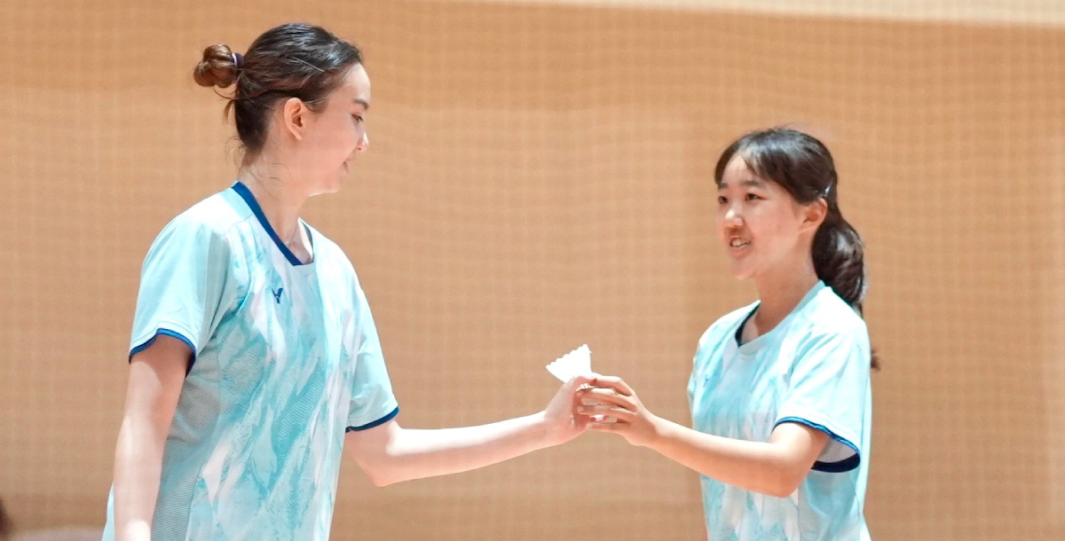 東華女雙吳毓馨/羅孟婷從花蓮到臺中參賽。攝/大會