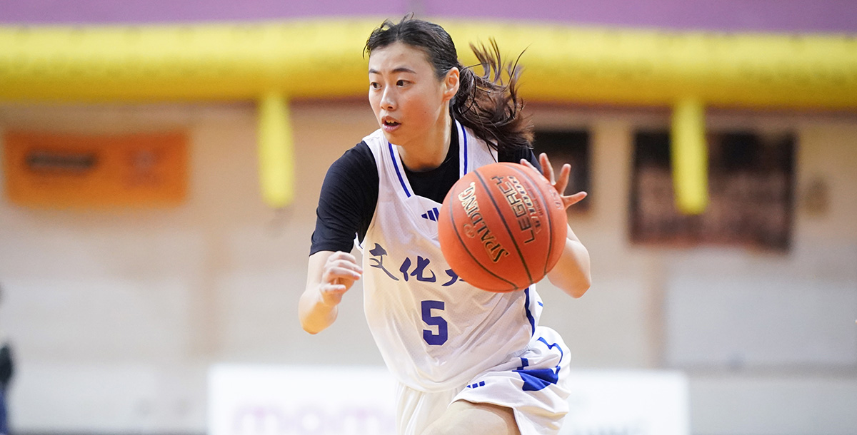 文化大學楊幸恩單場送出14次助攻。攝/大專體總