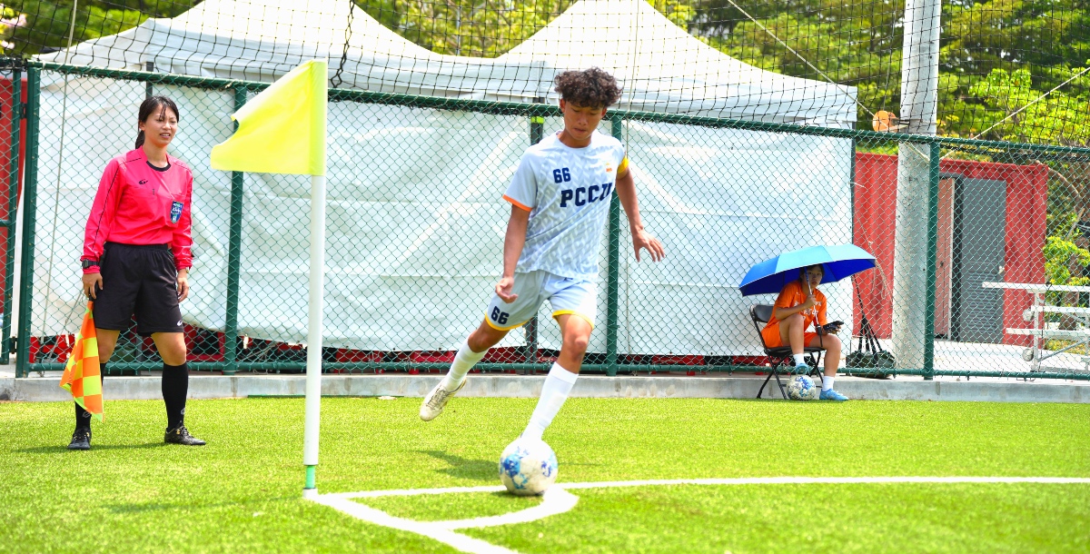 文化隊長李宗峰精準傳導，帶隊取勝。攝／施浚璿 (另開新視窗)