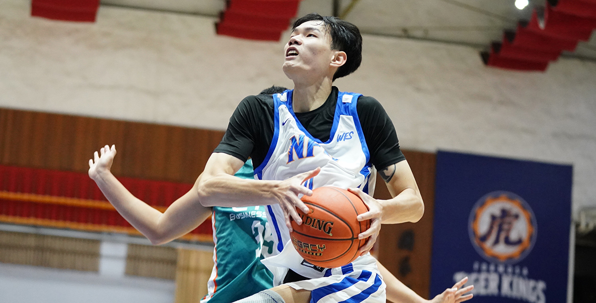 虎尾科大郭俊言11分7籃板3助攻。攝/大專體總