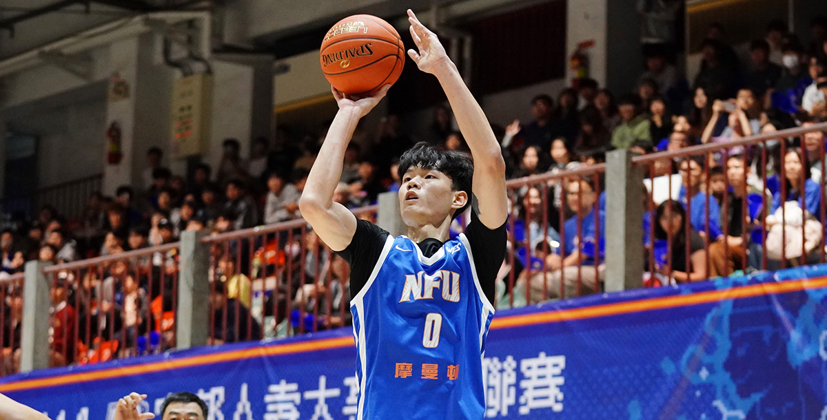 虎尾科大郭俊言17分9籃板。攝/大專體總