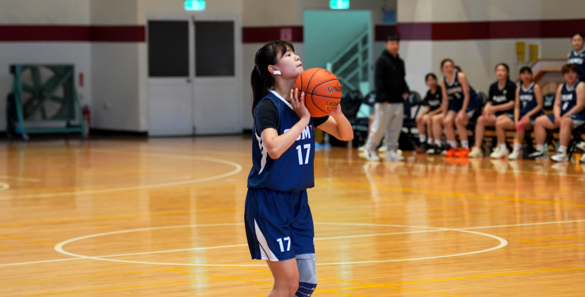 中山醫神射手葉謹嘉外線火力全開攻下22分，含6記三分球。攝／施浚璿